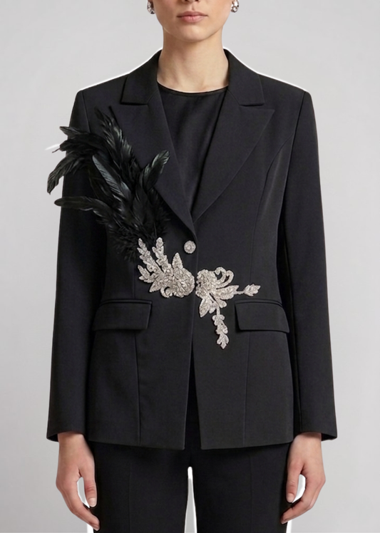 The Versailles Feathered Blazer