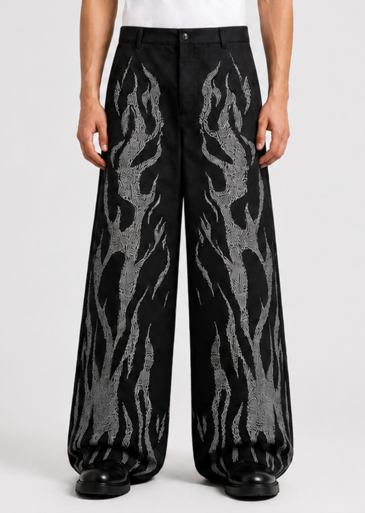 The Silver Phantom Flare Pants