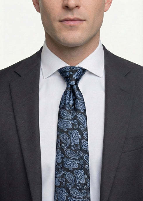 GJones Mirage Noir Tie