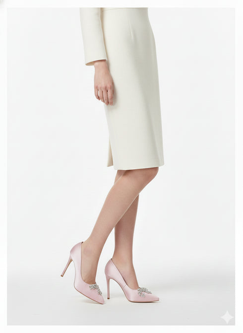 GJones Victorian Crystalline Heels