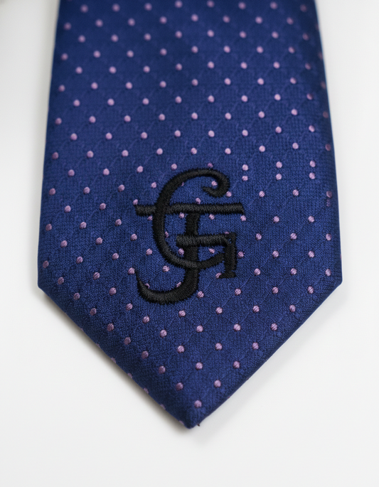 GJones Signature Pink Dotted Tie