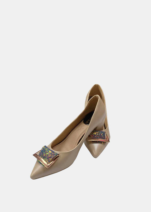 Athena's Buckle Pumps
