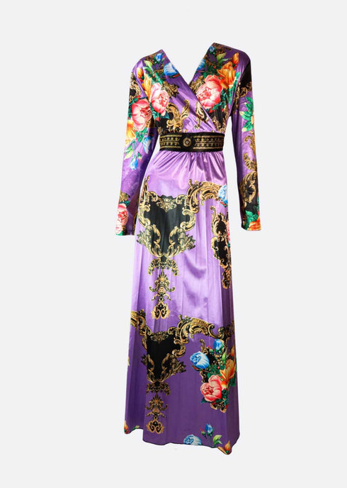 Bohemian Barocco Floral Gown