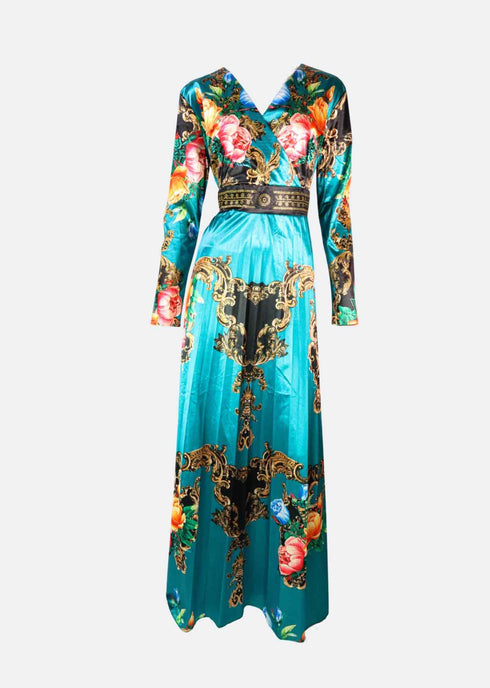 Bohemian Barocco Floral Gown