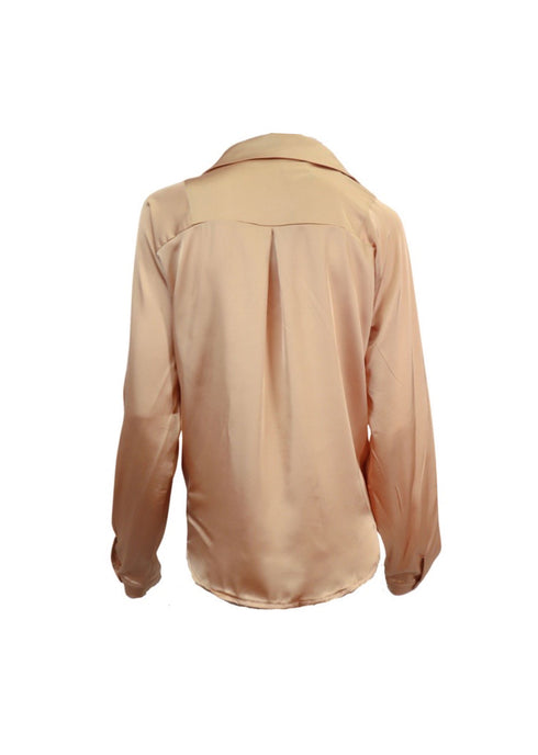 Antoinnette Chemise Satin Blouse