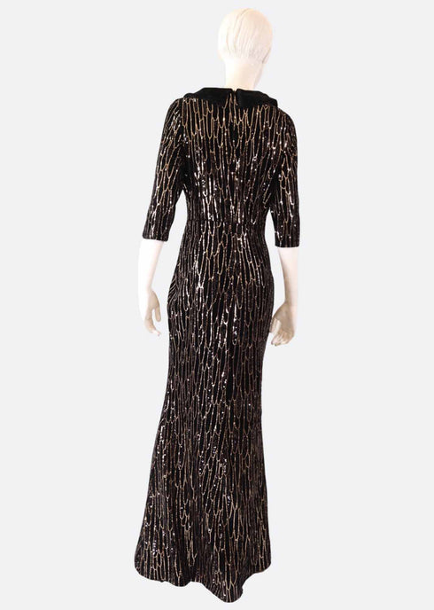 Aquafina Velvet Mermaid Gown