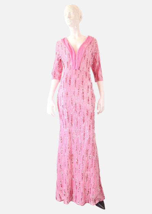 Aquafina Velvet Mermaid Gown