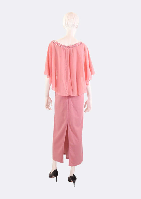 Atlantic Pearls Cape Dress