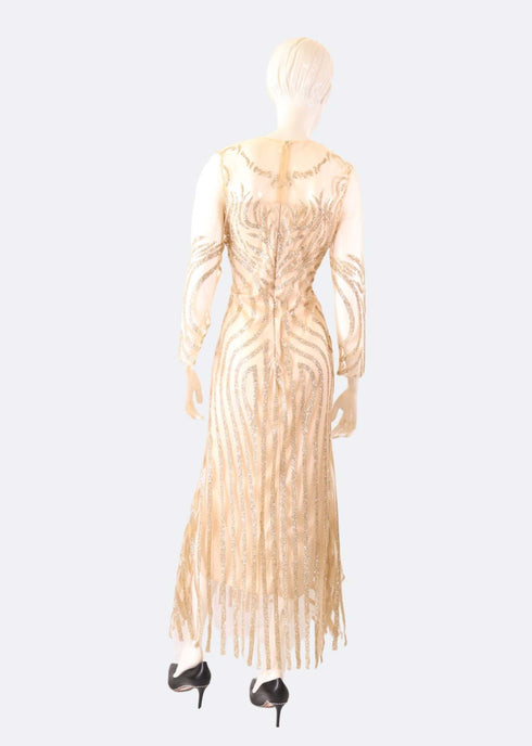 Aztec Harmony Mermaid Gown