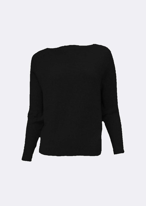 Batwing Knit Blouse