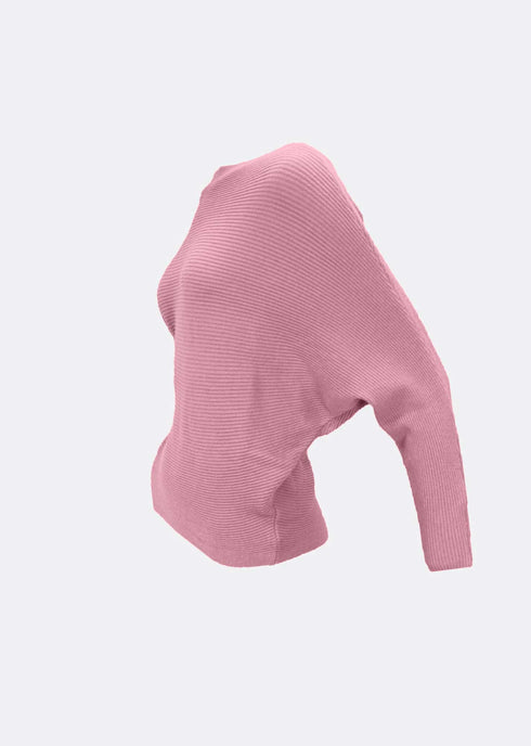 Batwing Knit Blouse