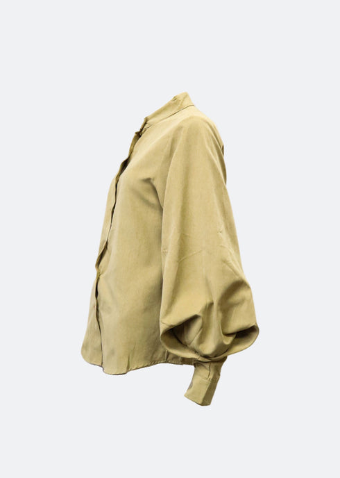 Bishopville Suede Shirt Blouse