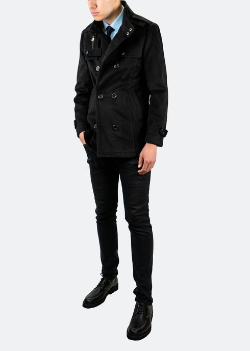 Wool & Cashmere Blend Peacoat