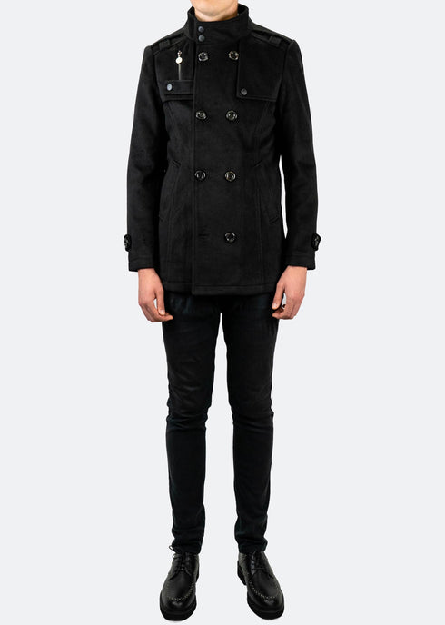 Wool & Cashmere Blend Peacoat