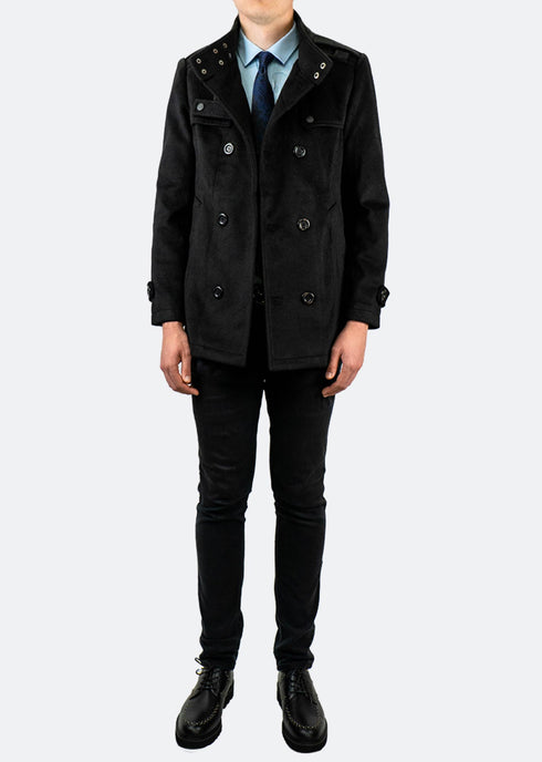 Wool & Cashmere Blend Peacoat