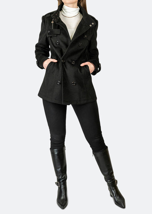 Wool & Cashmere Blend Peacoat