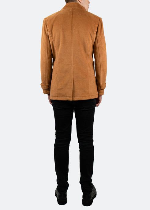 Wool & Cashmere Blend Peacoat