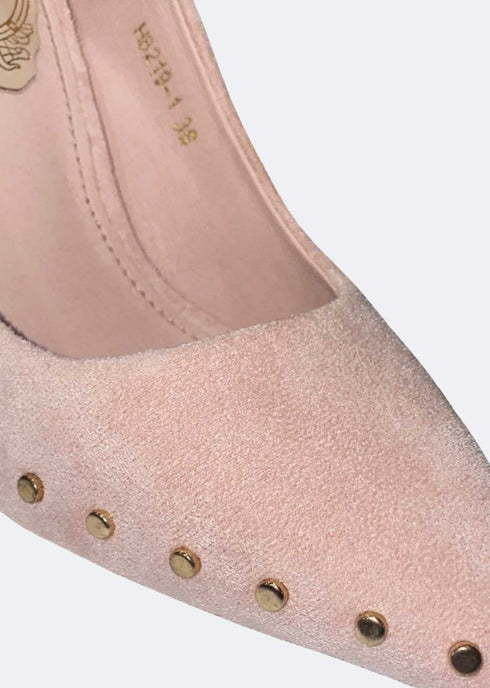 GJones Suede Studded Stiletto