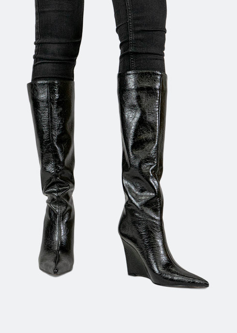 GJones Andrea Wedge Heel Boots