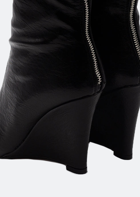 GJones Andrea Wedge Heel Boots