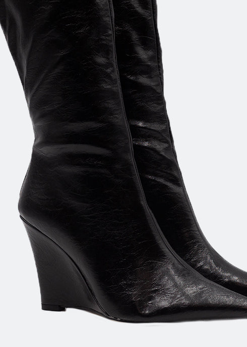 GJones Andrea Wedge Heel Boots