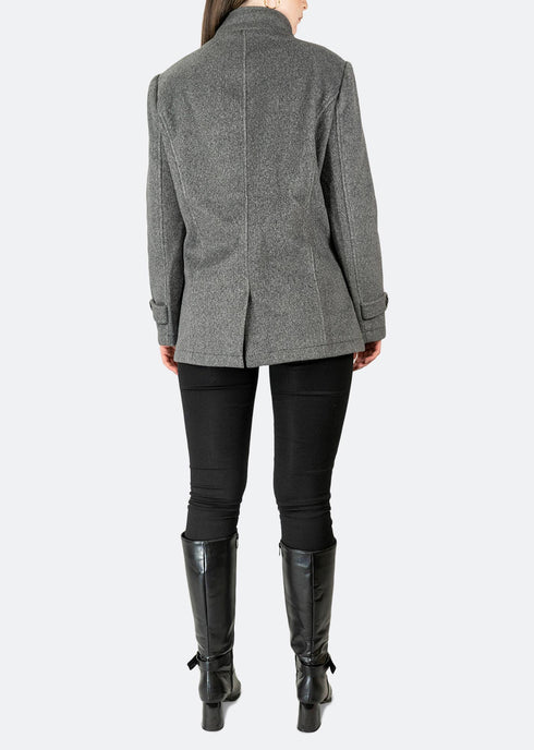 Wool & Cashmere Blend Peacoat