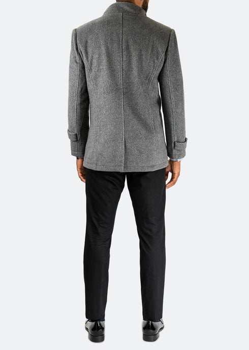 Wool & Cashmere Blend Peacoat