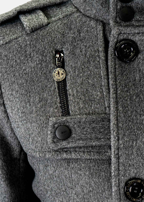 Wool & Cashmere Blend Peacoat