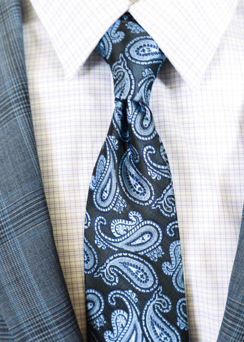 GJones Mirage Noir Tie
