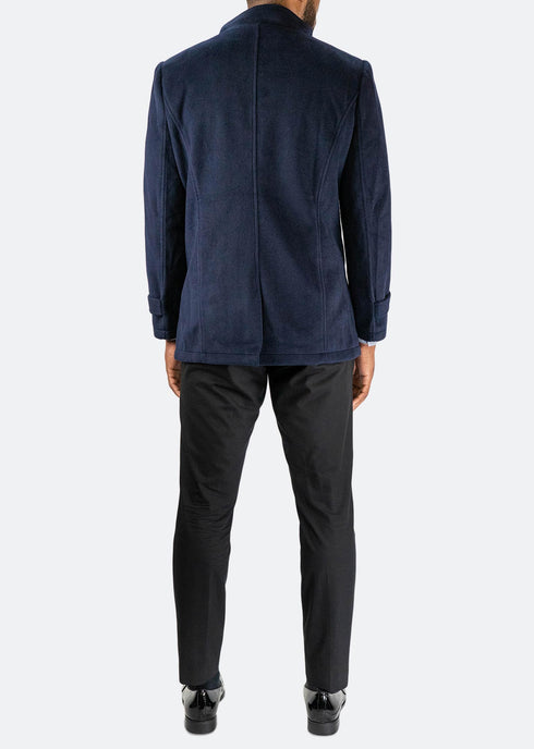 Wool & Cashmere Blend Peacoat