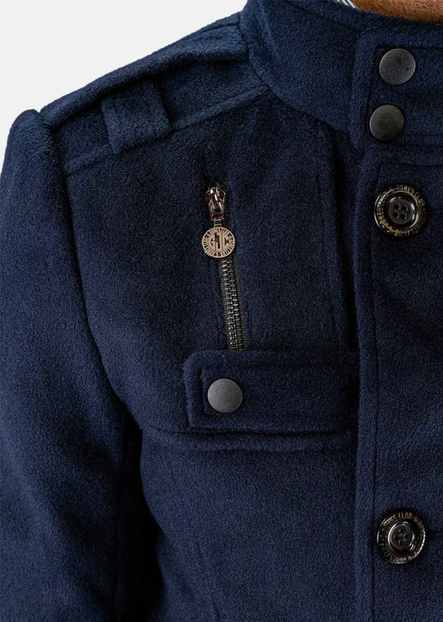 Wool & Cashmere Blend Peacoat