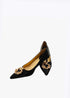 Uriel's Halo Satin Pumps