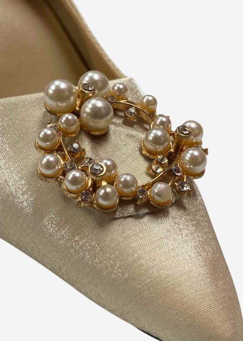 Uriel's Halo Satin Pumps