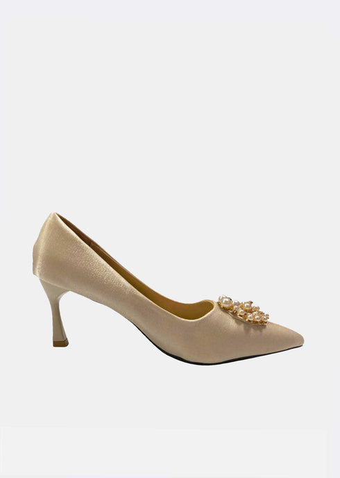 Uriel's Halo Satin Pumps