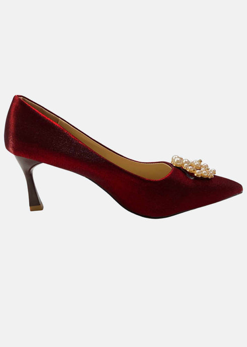 Uriel's Halo Satin Pumps