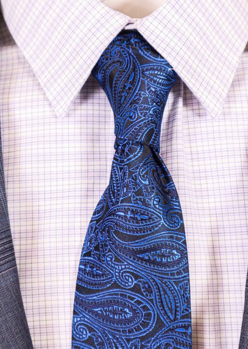 GJones Ocean Sonata Tie & Pocket Square