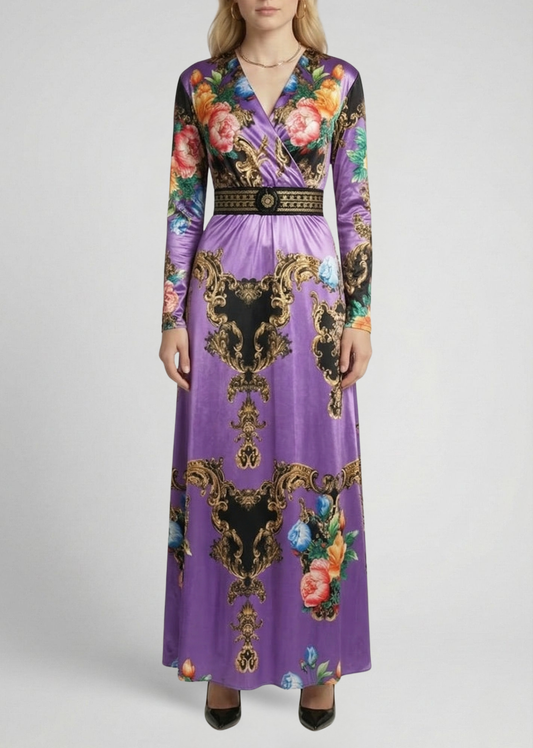 GJC Barocco Floral Gown