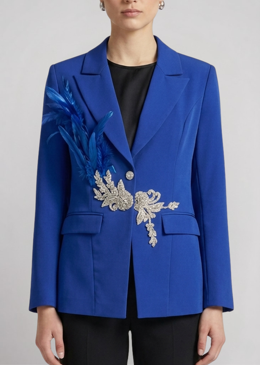 The Versailles Feathered Blazer