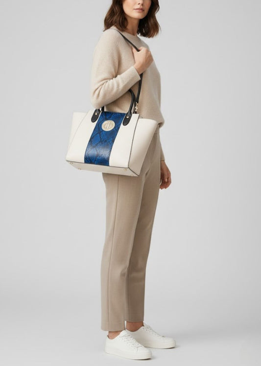 GJC Snake Pattern Satchel