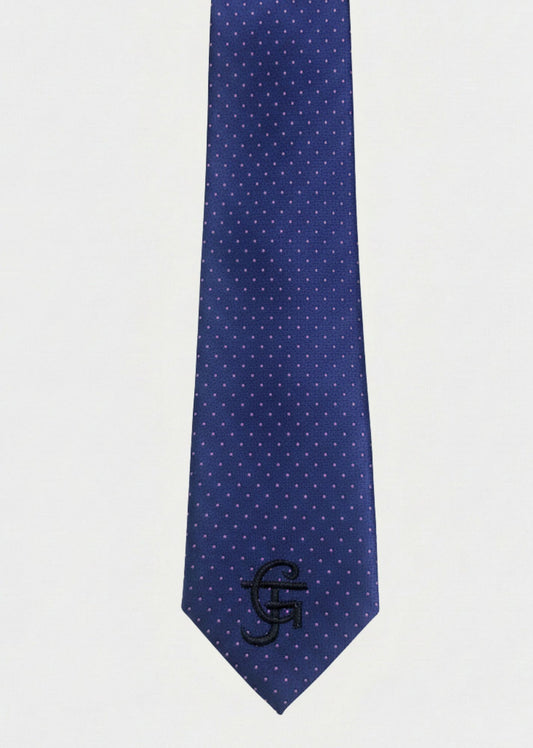 GJones Signature Pink Dotted Tie