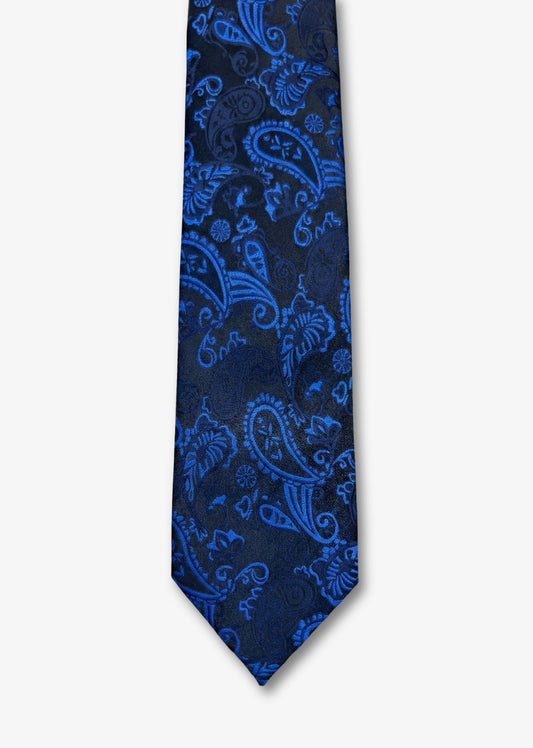 GJones Twilight Crest Tie  & Pocket Square
