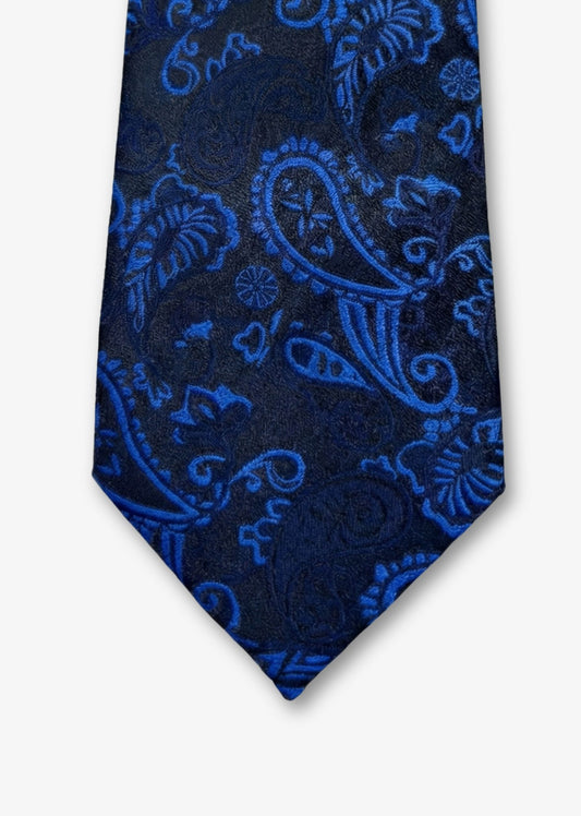 GJones Twilight Crest Tie  & Pocket Square