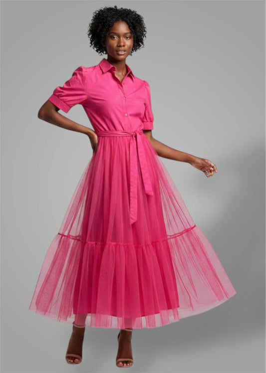 GJones The Gossamer Shirtdress