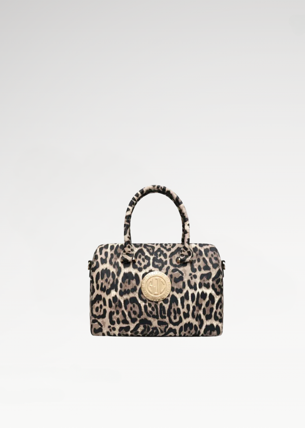 GJones Upside Down Leopard Satchel